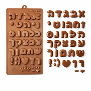 תבנית סיליקון אותיות
