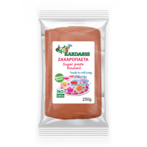 בצק סוכר בצבע חום, 250 גרם, Kardasis