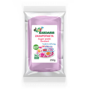 בצק סוכר בצבע לילך, 250 גרם, Kardasis