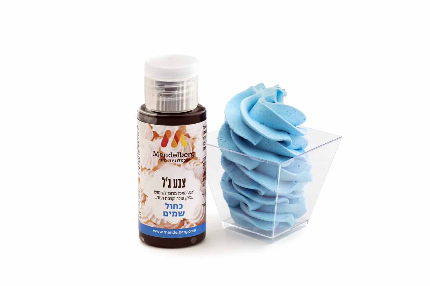 צבע מאכל ג'ל כחול שמים