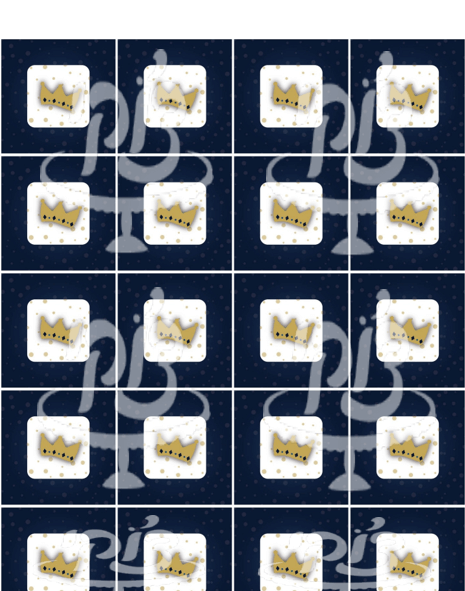 נשיקות כתר רקע כחול