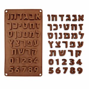 תבנית אותיות ומספרים דפוס