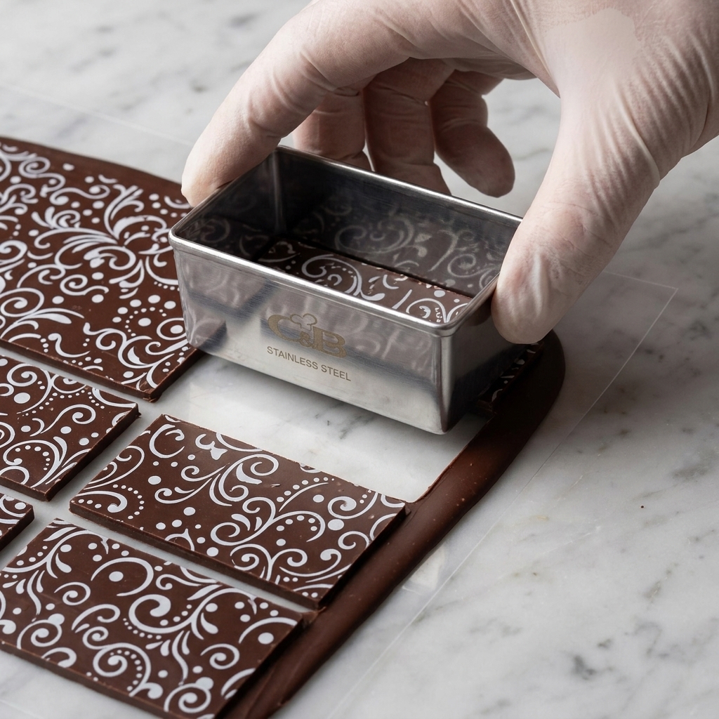 חותכן עוגיות – מלבן נירוסטה אל חלד 6 ס"מ